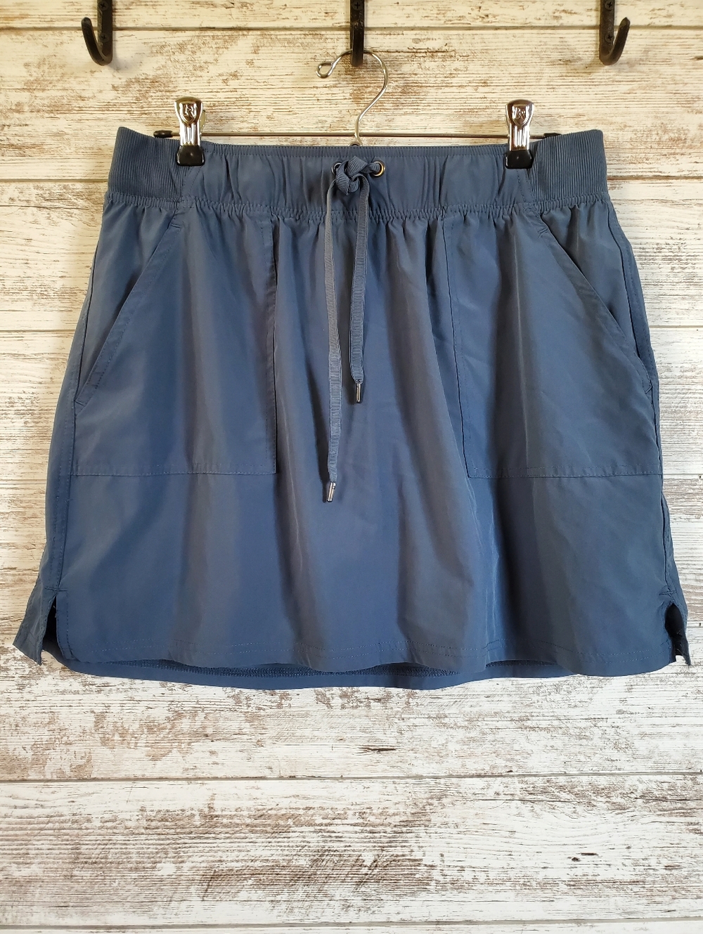 Champion Active Skort Ribbed Waistband Draw  Drawstring Pockets Hiking Skort
